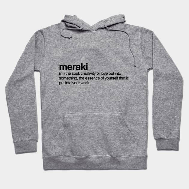 Meraki Hoodie by Onomatophilia